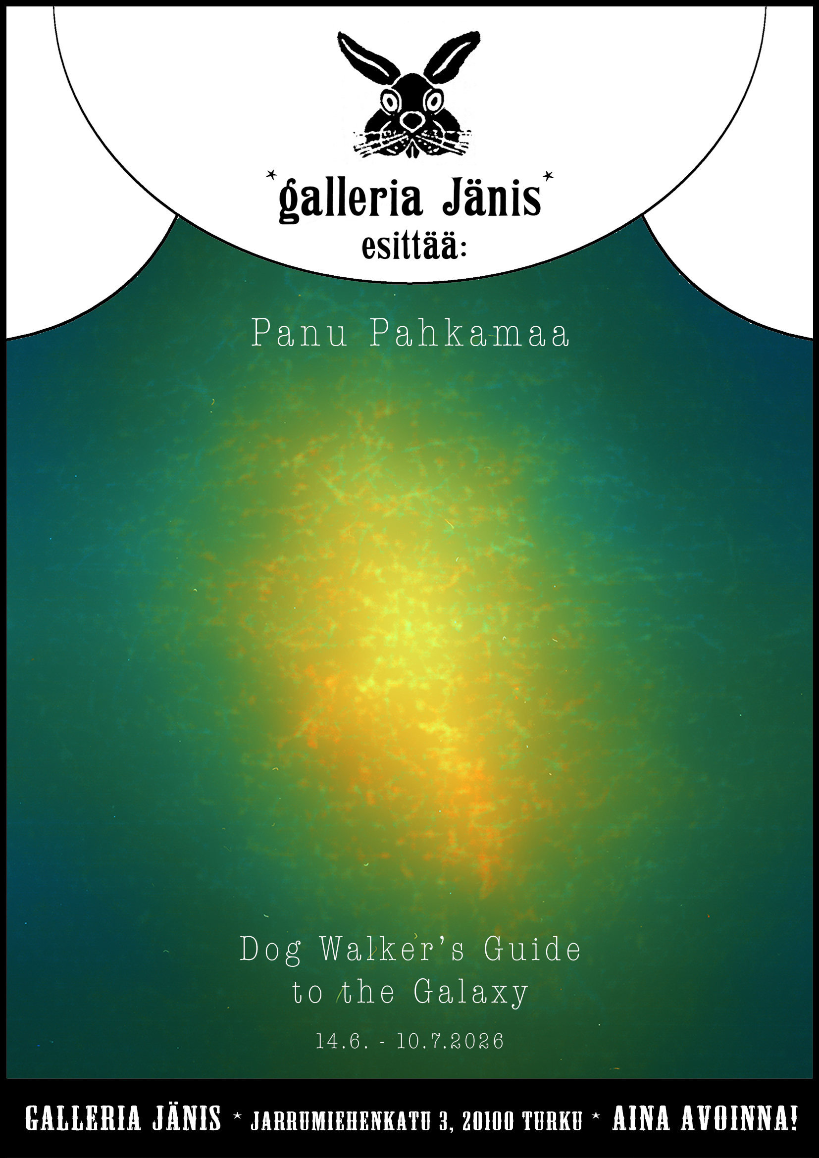 Dog Walker’s Guide to the Galaxy - Näyttelyn juliste